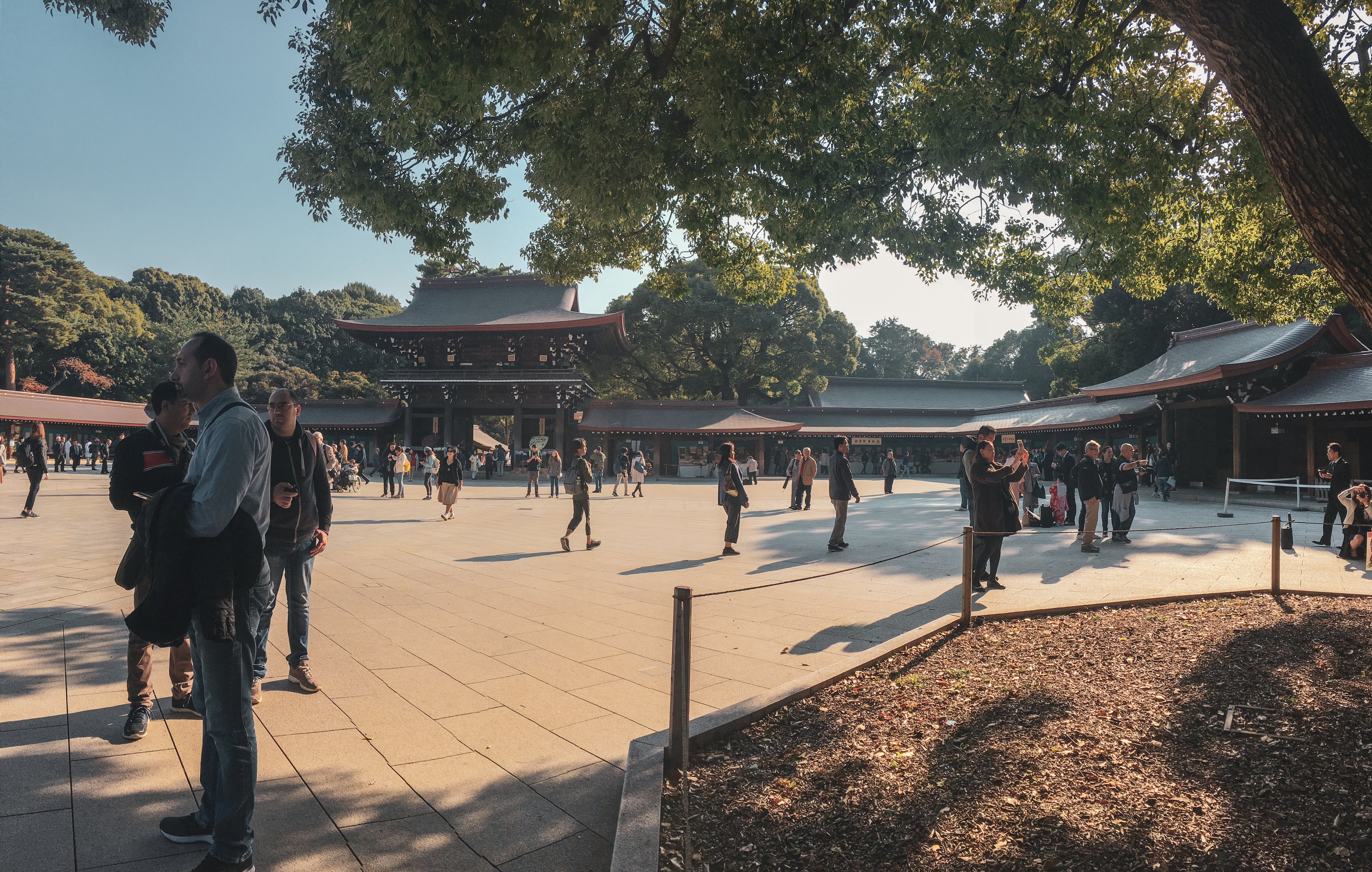 The first day was spent at the Meiji Shrine!