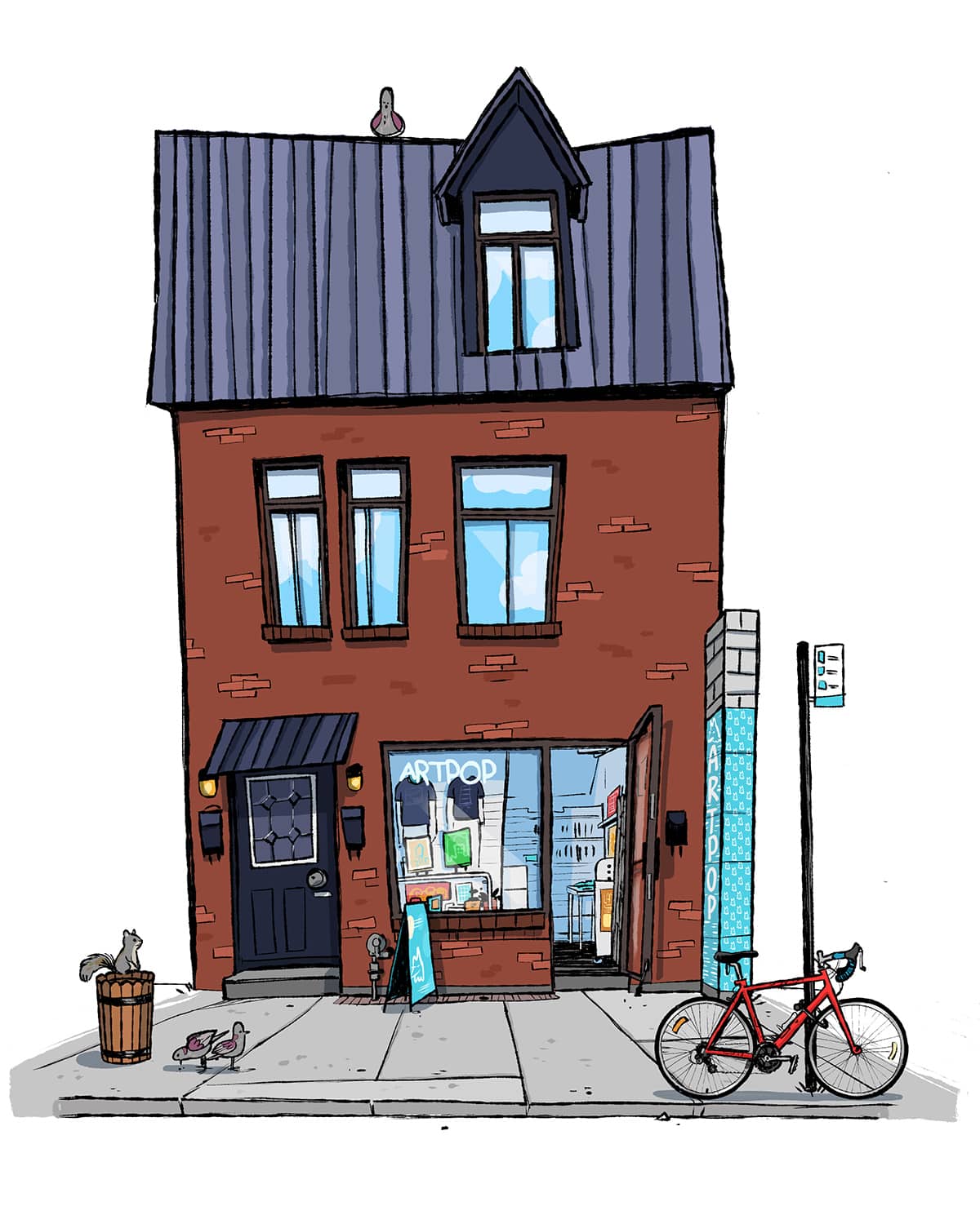 Façade de la boutique ArtPop